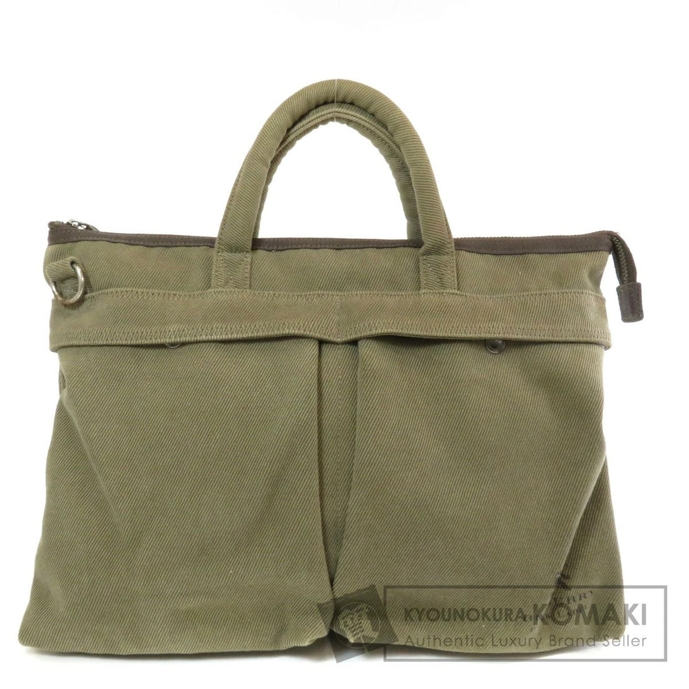 Burberry bag handbag canvas Khaki Brown Green